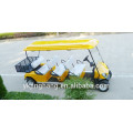 CE certification 6 passger gasoline power golf sightsseing cart used for scenic arear